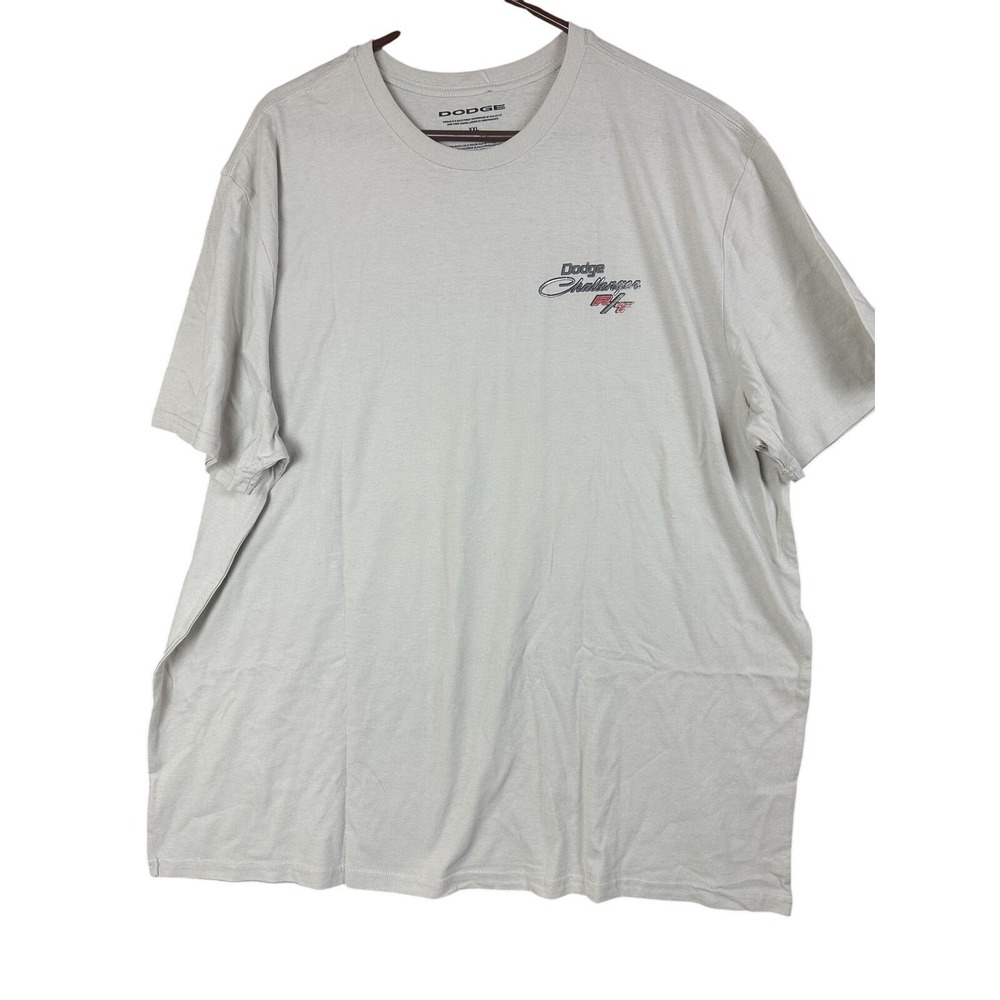 Dodge Challenger R/T Shirt Mens 2XL Gray Graphic Tee Official Licensed 1970